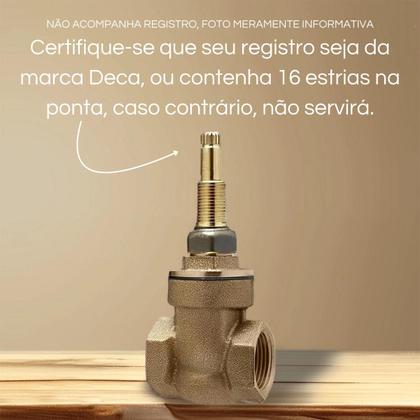 Imagem de Kit Acessórios Banheiro Completo + Ducha + Acabamento Deca