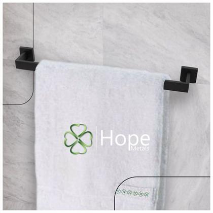 Imagem de Kit Acessórios Banheiro Inox 304 Lavabo Conjunto Preto Fosco