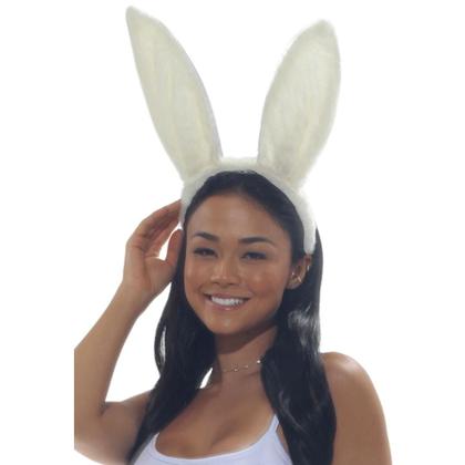 Imagem de Kit Acessórios Coelhinha Branca com Tiara e Rabo