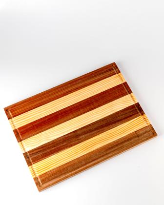 Imagem de Kit Acessórios de Cozinha Tabua de Carne 45cm + Garfo e Faca