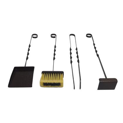 Imagem de Kit Acessórios de Limpeza Para Lareira Ouro Envelhecido