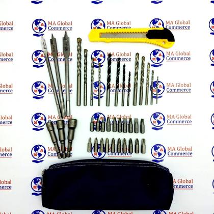 Imagem de Kit Acessorios Furadeira Parafusadeira Bits Brocas 41 Peças