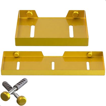 Imagem de Kit Acessórios Para Banheiro Dourado 6 Peças Plus