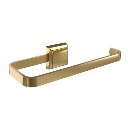 Imagem de Kit Acessórios Para Banheiro Dourado Toalheiro Duplo Gold