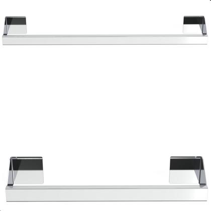 Imagem de Kit Acessórios Para Banheiro Inox 4 Peças Master Slim DF