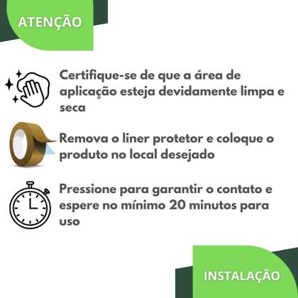 Imagem de Kit Acessórios Para Banheiro Inox Com Adesivo 5 Peças ELG