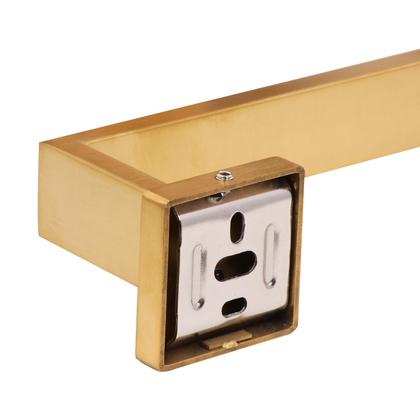 Imagem de Kit Acessórios Para Banheiro Inox Premium Dourado 4 Peças