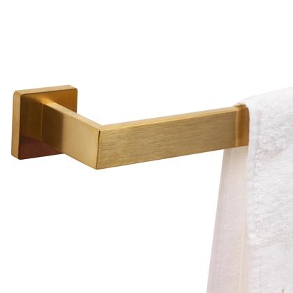 Imagem de Kit Acessórios Para Banheiro Inox Premium Dourado 4 Peças