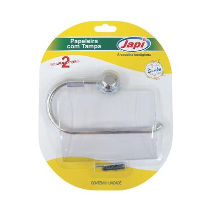 Imagem de Kit acessórios para banheiro / lavabo 05 peças cromado japi