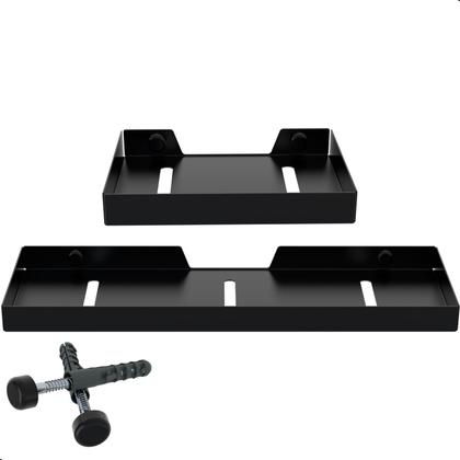 Imagem de Kit Acessórios Para Banheiro Preto Fosco 6 Peças