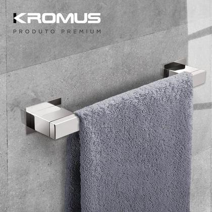 Imagem de Kit Acessórios Para Banheiros 3 Peças Inox - Kromus KITRT3