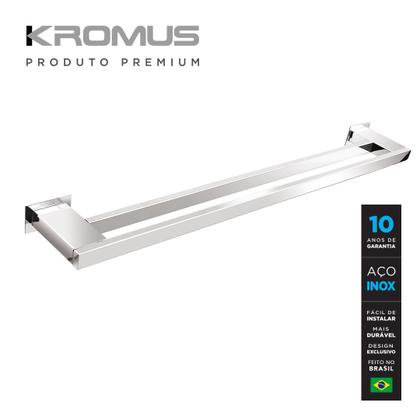 Imagem de Kit Acessórios Para Banheiros 3 Peças Inox - Kromus KITRT3A