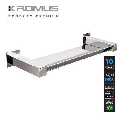 Imagem de Kit Acessórios Para Banheiros 6 Peças Inox - Kromus Kitqd6