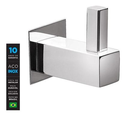 Imagem de Kit Acessórios Para Banheiros 6 Peças Inox - Kromus Kitqd6