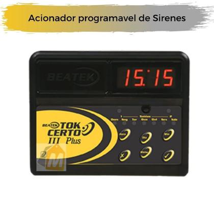 Imagem de Kit Acionador + Sirene Beatek Bivolt BT-9