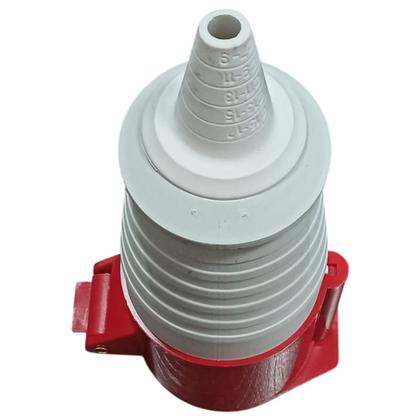 Imagem de Kit Acoplamento 3P+T 32A 380/440V TMI4-32M Vermelho 2 Unidades - MARGIRIUS