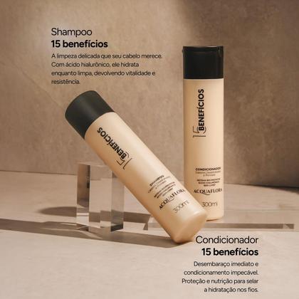 Imagem de Kit Acquaflora 15 Benefícios Hair Care Total Oil (5 produtos)
