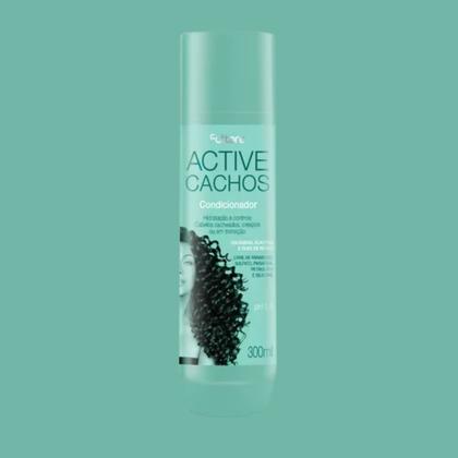 Imagem de Kit Active Cachos Fattore  Shampoo e Condicionador 300ml Cada
