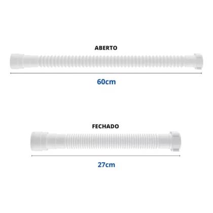 Imagem de Kit Adaptador Cruzeta Máquina Lavar Roupa ou Louça + Sifão