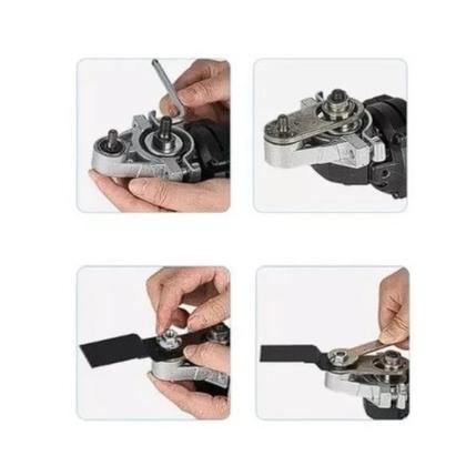 Imagem de Kit Adaptador De Moedor Angular e Lixadeira Angular