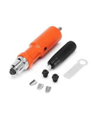 Imagem de Kit Adaptador de Rebites Com 4 Bicos Rebitadeira Manual