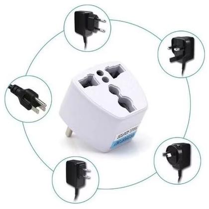 Imagem de Kit Adaptadores Tomada Universal Padrão Europeu Tomada Benjamin Universal Bivolt