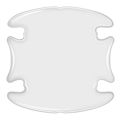 Imagem de Kit Adesivo Protetor Maçaneta Carro Transparente Resinado