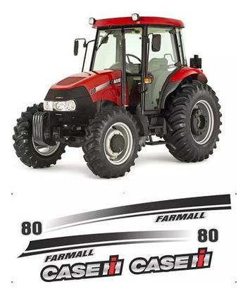 Imagem de Kit Adesivo Trator Case 80 Farmall