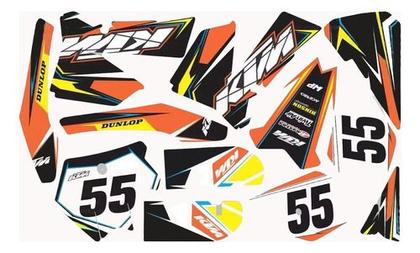 Imagem de Kit Adesivos Moto Cross Trilha Ktm Sx85 2006