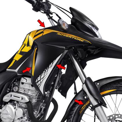 Kit Adesivos Moto Honda Xre 300 Adventure 2009/2018 Laranja