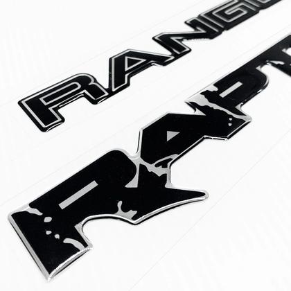 Imagem de Kit Adesivos Ranger Raptor + Faixa Traseira Ford e Emblemas