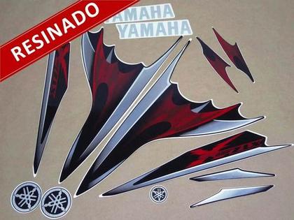 Imagem de Kit Adesivos Xtz 250x 2008 Preta Resinado 10208