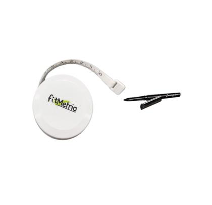 Imagem de Kit Adipômetro Plicômetro Clínico Avaliação Física Nutrição Com Estojo trena e caneta FITMETRIA