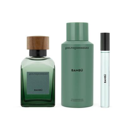 Imagem de Kit Adolfo Dominguez Bambú EDP 120ml + Desodorante Spray 150ml + Travel Spray 10ml