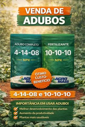Imagem de Kit Adubo Npk 10-10-10 E 04-14-08 1kg