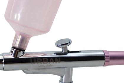 Imagem de Kit  aerográfo airbrush nail bolo confeitaria micro pintura 0.3 traço fino a  medio urban +nfe