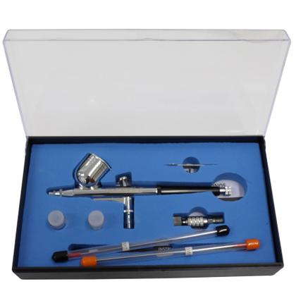 Imagem de Kit Aerógrafo Dupla Ação COPO FIXO + Acessórios ON01KIT Onetools