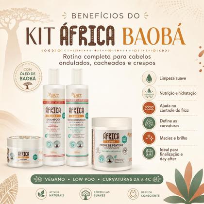 Imagem de Kit África Baobá Completo 4 Produtos  Ápice