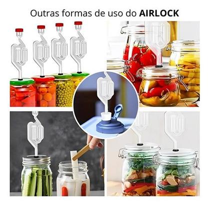 Imagem de Kit Airlock Tipo S c/ 05 Anéis Vedantes