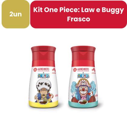 Imagem de Kit AJI-NO-MOTO One Piece: Law e Buggy Frasco - 2 unidades