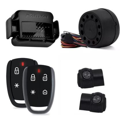 Imagem de Kit Alarme Automotivo Cyber Px360 + Módulo De Vidro Aw 54 4p