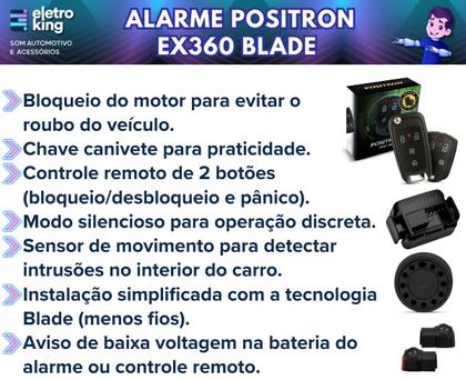 Imagem de Kit Alarme Ex360 Blade + Módulo Vidros Aw54 + 02 Chaves Px80