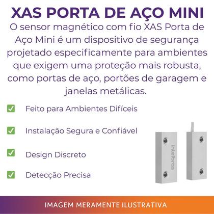 Imagem de Kit Alarme Híbrido ANM 24 NET com 3 Sensores com Fio Inclui Porta de Aço e Acesso Via App
