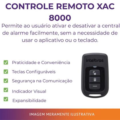 Imagem de Kit Alarme Intelbras AMT 8000 Sem Fio Com Módulo Telefone Fixo e 2 Sirenes