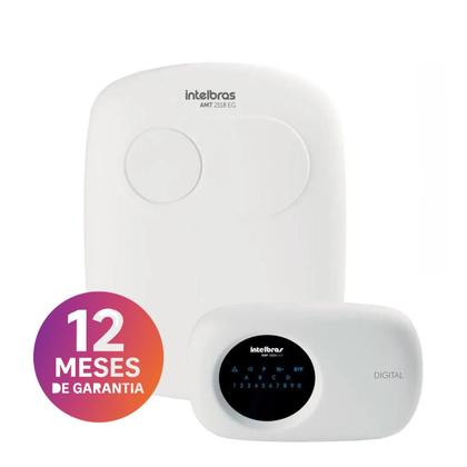 Imagem de Kit Alarme Monitorado Intelbras AMT 2118 EG com 10 Sensores Sem Fio e 2 Sirenes