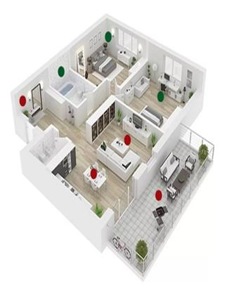 Imagem de Kit Alarme Potente Intelbras Amt 8000 Central Sem Fio E Wifi