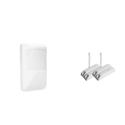 Imagem de Kit Alarme Residencial Bopo 6 Sensores Com Fio Discadora