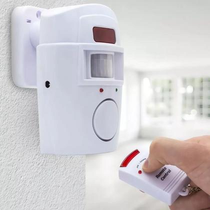 Imagem de Kit Alarme Residencial Sem Fio Sensor Presença + 2 Controles