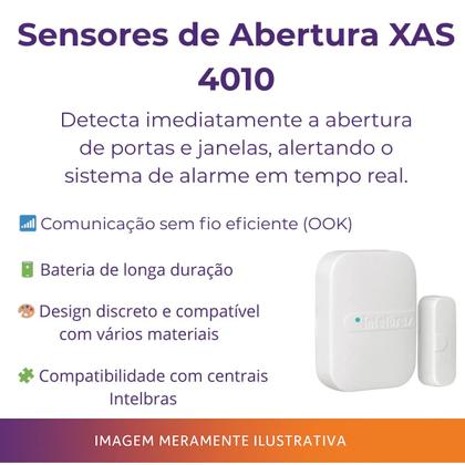 Imagem de Kit Alarme Sem Fio Intelbras ANM 24 NET com 14 Sensores e 2 Sirenes