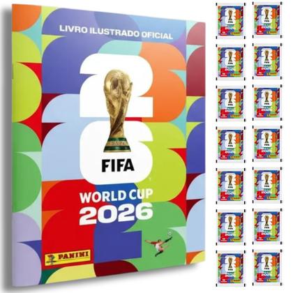 Imagem de Kit Álbum Original Panini Copa Do Mundo 2026 com Brinde de 84 Figurinhas